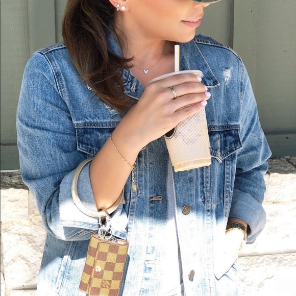 Arm Keyring keychain houndstooth GIFT *NWT - Picture 4 of 5